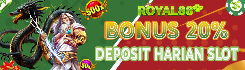 BONUS HARIAN SLOT 20%