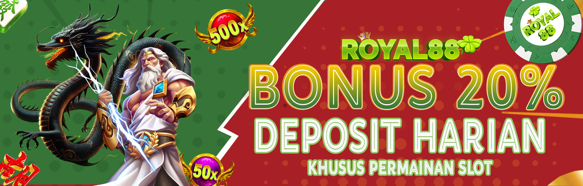 BONUS HARIAN SLOT 20%