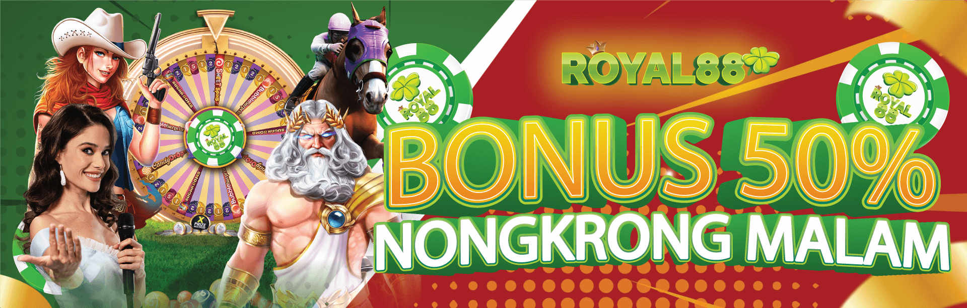 Bonus Nongkrong Malam 50%