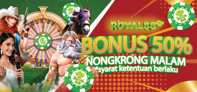 Bonus Nongkrong Malam 50%